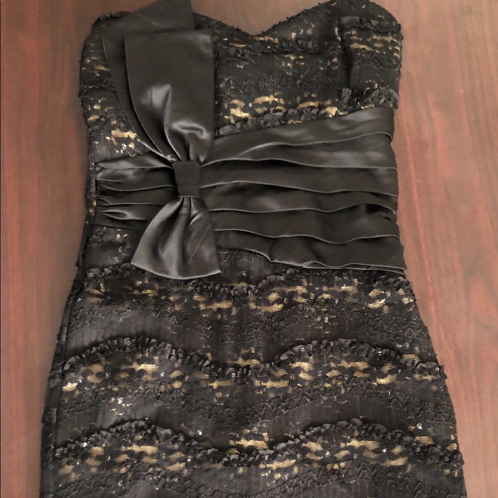 Black laced dress